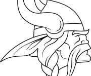 Coloriage et dessins gratuit Signe viking à imprimer