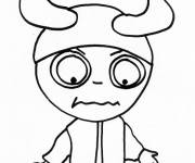 Coloriage Un viking surpris