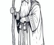 Coloriage Veille viking en maternelle