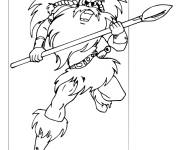Coloriage et dessins gratuit Viking &agrave; l'assaut à imprimer