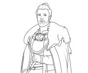 Coloriage Viking Harald Sigurdsson
