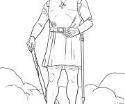 Coloriage Viking Leif Erikson
