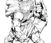 Coloriage Viking pour adulte