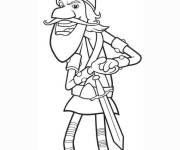Coloriage Viking se frotte les mains