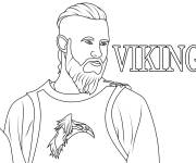 Coloriage Viking stylis&eacute;