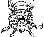 Coloriage Viking typique