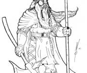 Coloriage Vikings adulte
