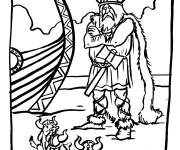 Coloriage Vikings dr&ocirc;les