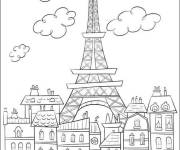 Coloriage Monument de Paris