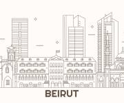 Coloriage Ville de Beirut
