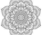 Coloriage Mandala Vintage
