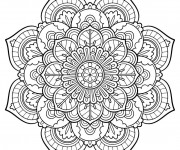 Coloriage Mandala Vintage