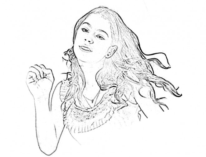 Coloriage et dessins gratuits Violetta Comédie Musicale à imprimer