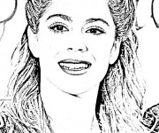 Coloriage Violetta Fille Talentueuse