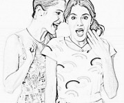 Coloriage Violetta Francesca