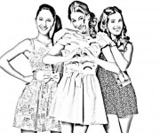 Coloriage Violetta Francesca Camillia