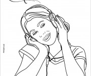 Coloriage Violetta mignonne