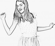 Coloriage Violetta pour adolescents