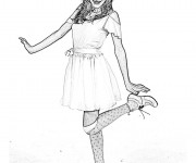 Coloriage Violetta pour Les Jeunes
