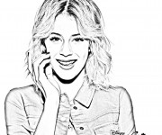 Coloriage Violetta Timide