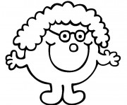 Coloriage Visage rigolo