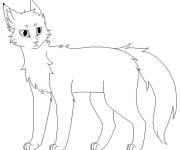 Coloriage Adulte Warrior Cat