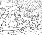 Coloriage Aventure des Warrior Cats