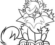 Coloriage Chat guerrier Mapleshade