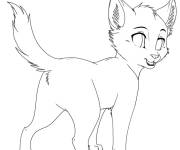 Coloriage Chat Kopushenka