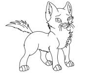 Coloriage Chat RiverClan
