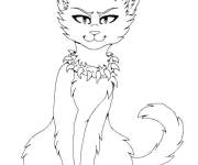 Coloriage Chat Scourge
