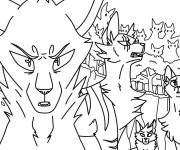 Coloriage Ev&egrave;nement de Warrior Cats