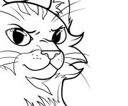 Coloriage Firestar de Warrior Cats