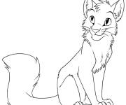 Coloriage Firestar souriant