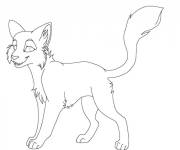 Coloriage Houx Warrior Cat