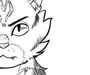 Coloriage Le chat Tigerstar