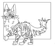 Coloriage Silverstream chat guerrier