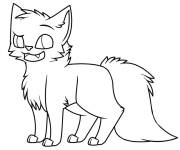 Coloriage Squirrelflight en noir et blanc