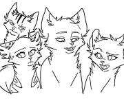 Coloriage Warrior Cats en ligne