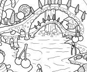 Coloriage La Chocolaterie Wonka
