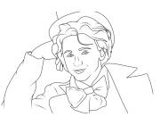 Coloriage Willy Wonka du film