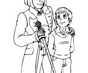 Coloriage Wonka et Charlie