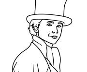 Coloriage Wonka facile