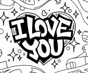 Coloriage Design graffiti de Y2K