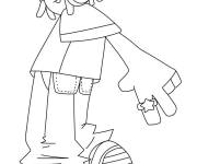 Coloriage Fashion pop des ann&eacute;es 2000