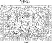 Coloriage Graffiti Y2K