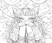 Coloriage Illustration Y2K pour adultes