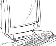 Coloriage Internet dial-up de l'an 2000