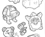 Coloriage Jouets de Y2K