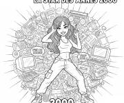 Coloriage Star Y2K